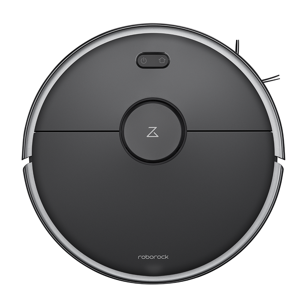 Roborock S4 Max robot vacuum cleaner front view Roborock S4 Max robot vacuum cleaner front view