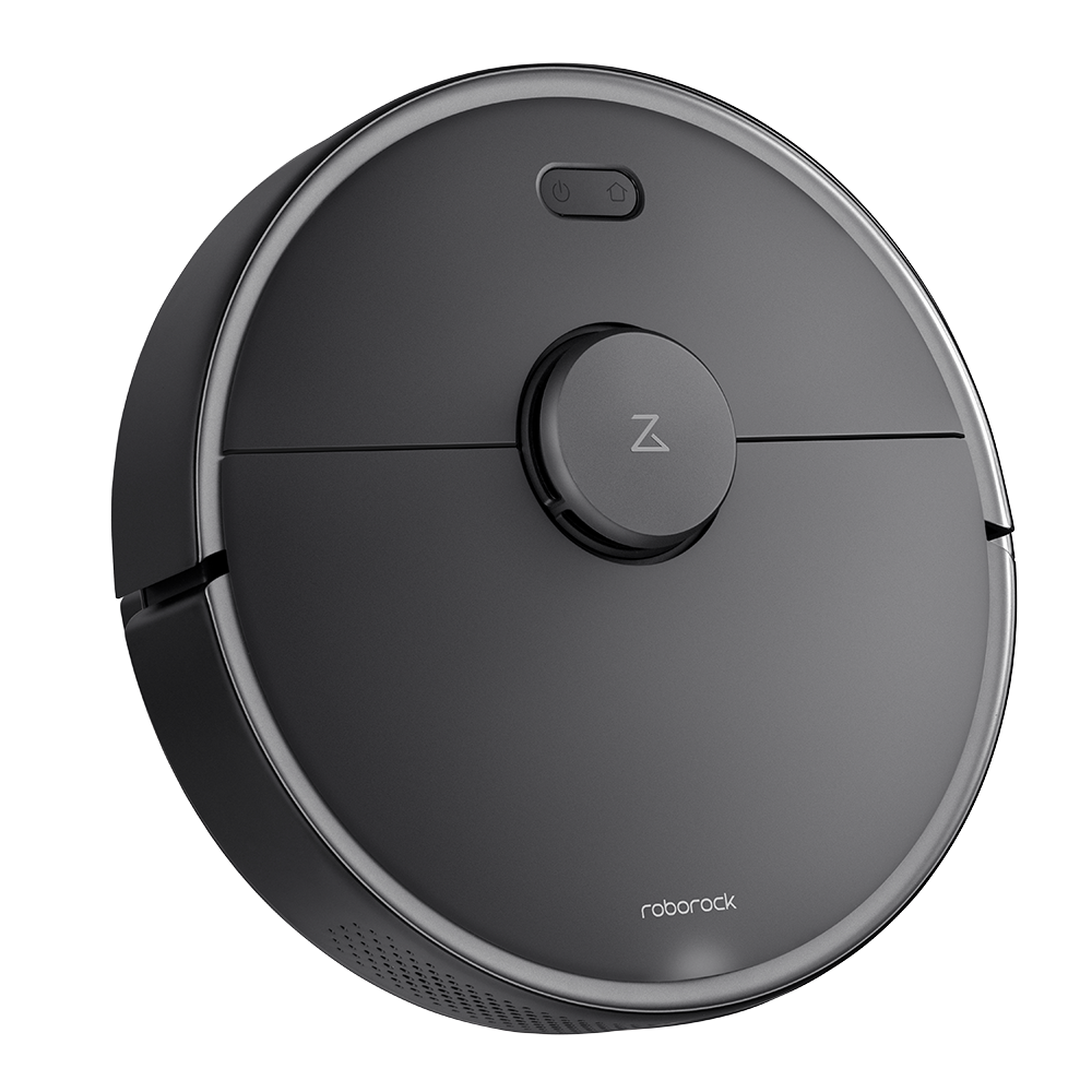 Roborock S4 Max robot vacuum cleaner left-side view Roborock S4 Max robot vacuum cleaner left-side view