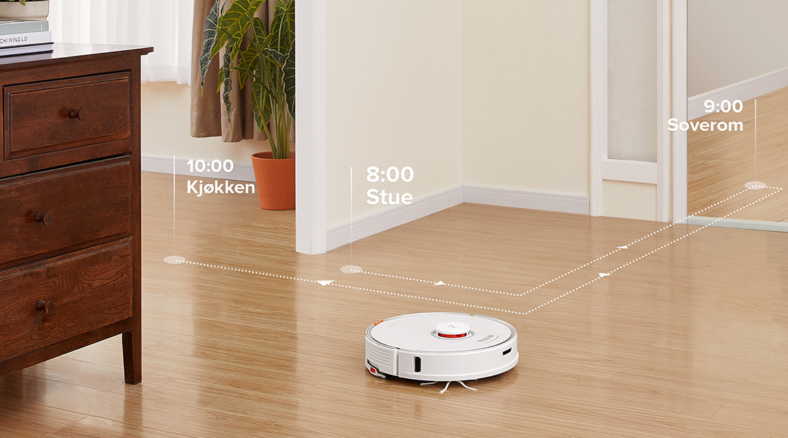 Set advanced scheduling to automate room cleaning